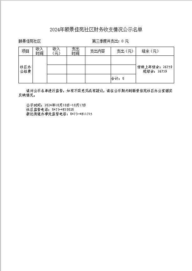 2024年颐景佳苑社区财务收支情况公示（第三季度）.png